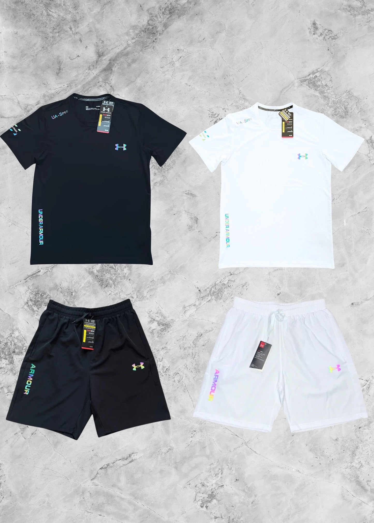 Motion Wear - Reflective Black & Frost White Bundle
